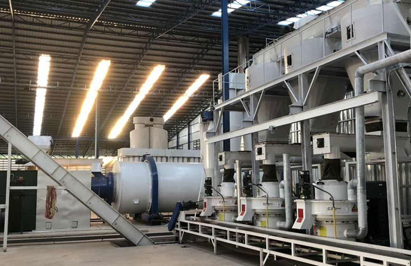 Thailand 10T/H bioamss wood pellet production line