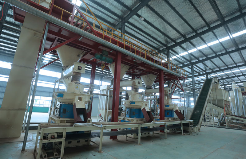 Jiangsu 12T/H Wood And Straw Pellet Production Line