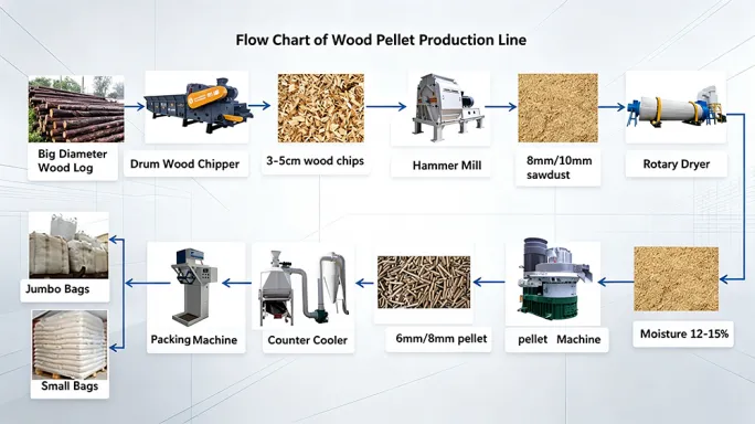 How to Turn Straw Waste Into Valuable Biomass Fuel Pellets?