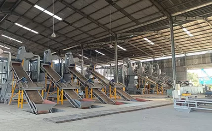 Indonesia 130,000 ton per year wood pellet production line